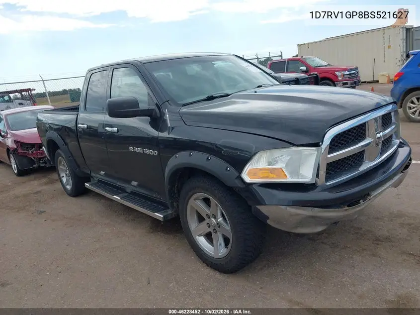 DODGE RAM 2011, VIN 1D7RV1GP8BS521627