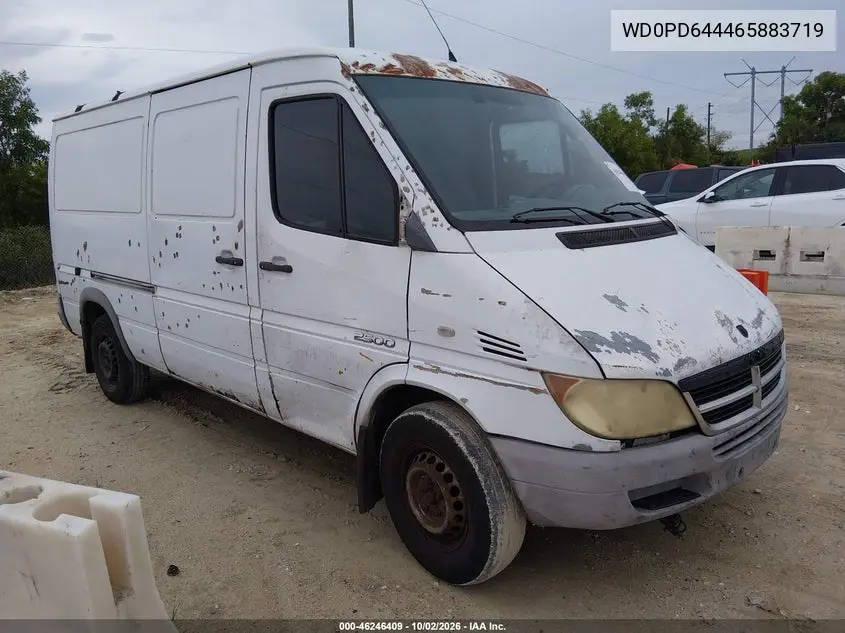 DODGE SPRINTER 2006, VIN WD0PD644465883719