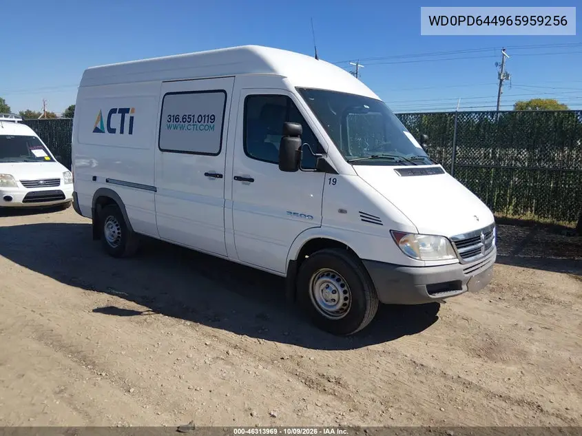 DODGE SPRINTER 2006, VIN WD0PD644965959256