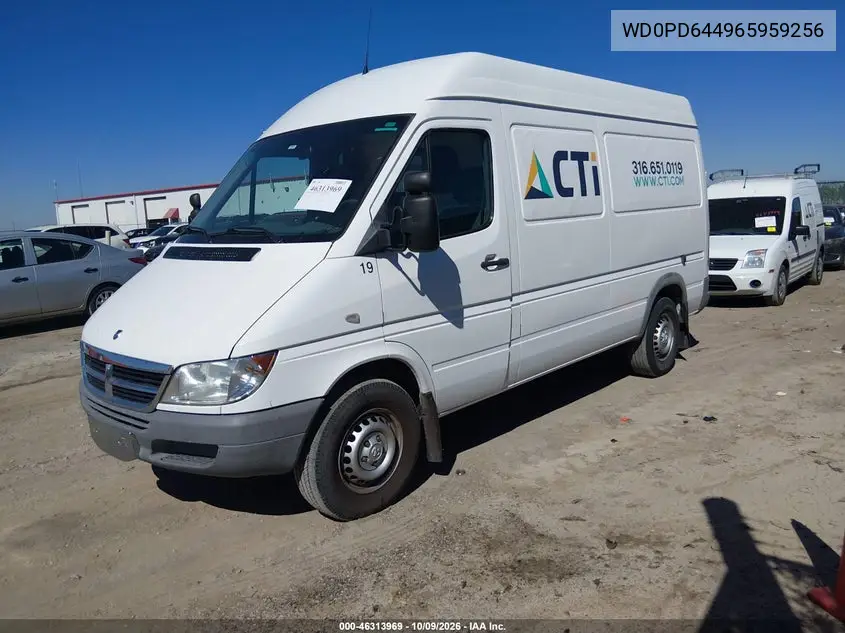 2006 DODGE SPRINTER VIN WD0PD644965959256 — фото 2