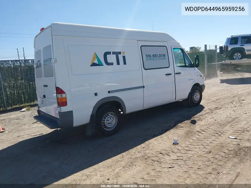 2006 DODGE SPRINTER VIN WD0PD644965959256 — фото 4