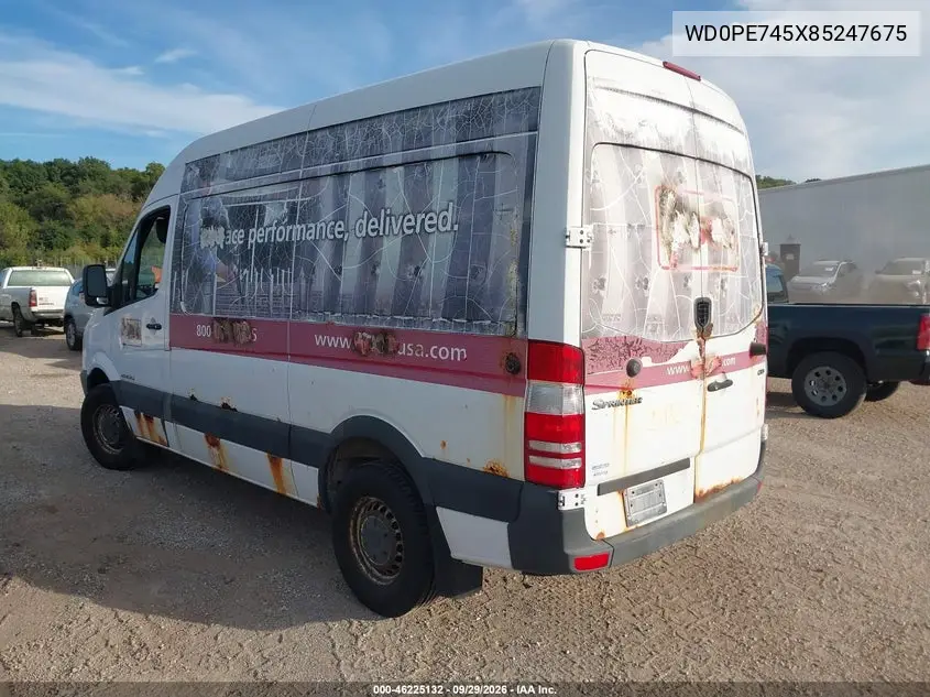 2008 DODGE SPRINTER VIN WD0PE745X85247675 — фото 3