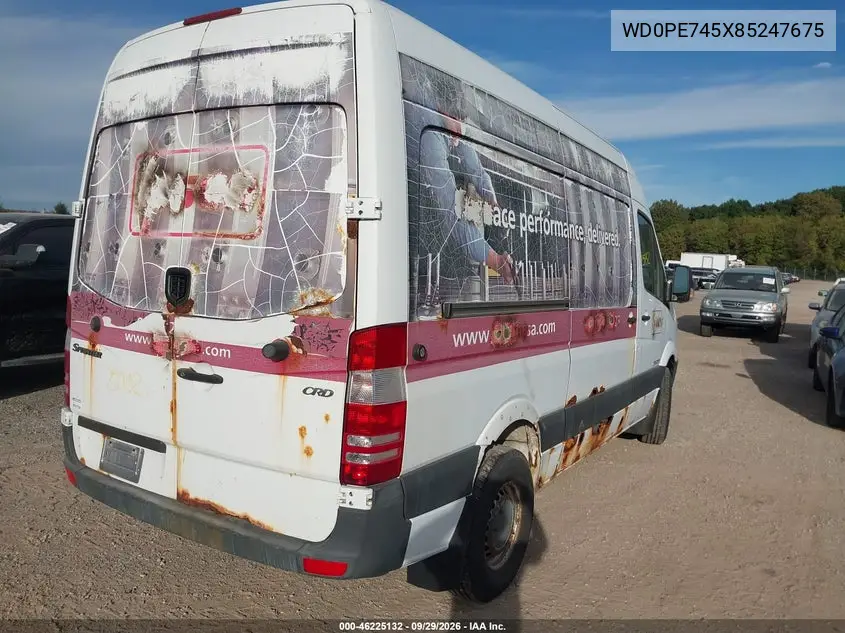 2008 DODGE SPRINTER VIN WD0PE745X85247675 — фото 4