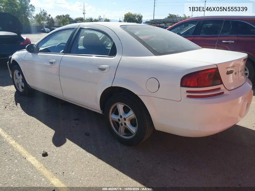 2005 DODGE STRATUS VIN 1B3EL46X05N555339 — фото 3