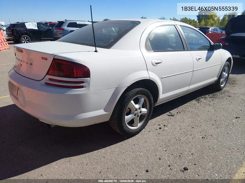 2005 DODGE STRATUS VIN 1B3EL46X05N555339 — фото 4