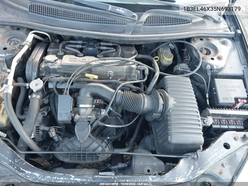 2005 DODGE STRATUS VIN 1B3EL46X35N693179 — фото 10