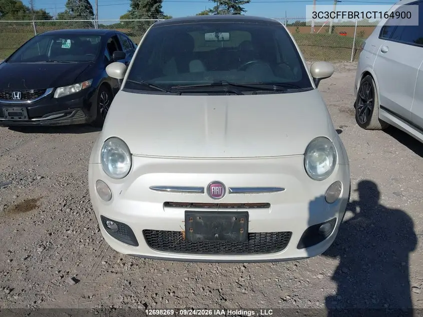 2012 FIAT 500 VIN 3C3CFFBR1CT164900 — фото 13