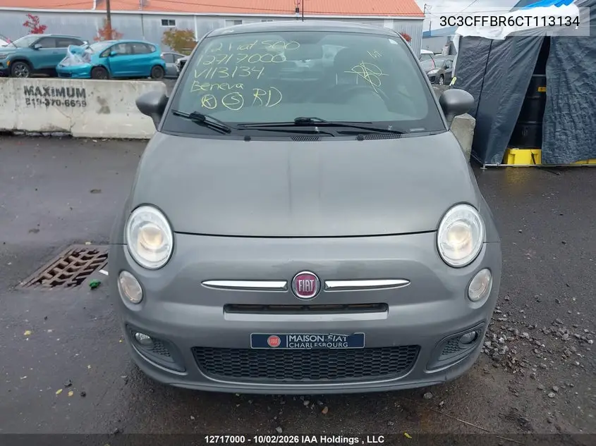 2012 FIAT 500 VIN 3C3CFFBR6CT113134 — фото 13