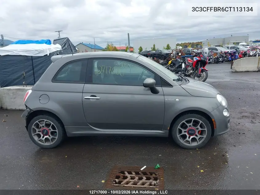 2012 FIAT 500 VIN 3C3CFFBR6CT113134 — фото 14