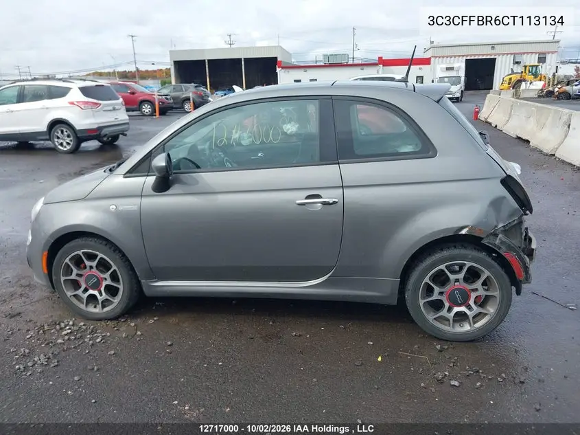 2012 FIAT 500 VIN 3C3CFFBR6CT113134 — фото 15