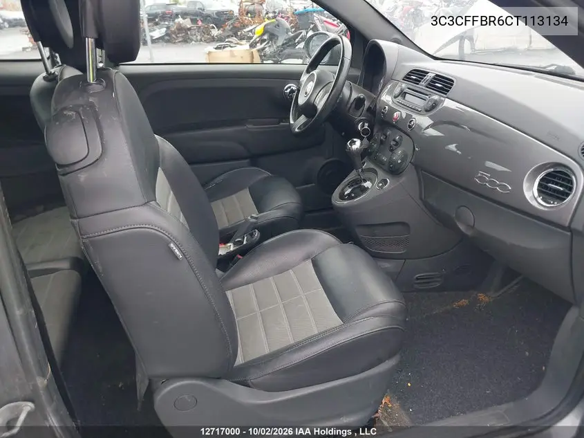 2012 FIAT 500 VIN 3C3CFFBR6CT113134 — фото 5