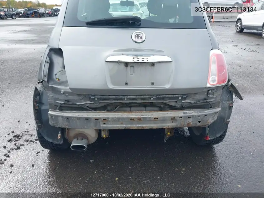 2012 FIAT 500 VIN 3C3CFFBR6CT113134 — фото 6
