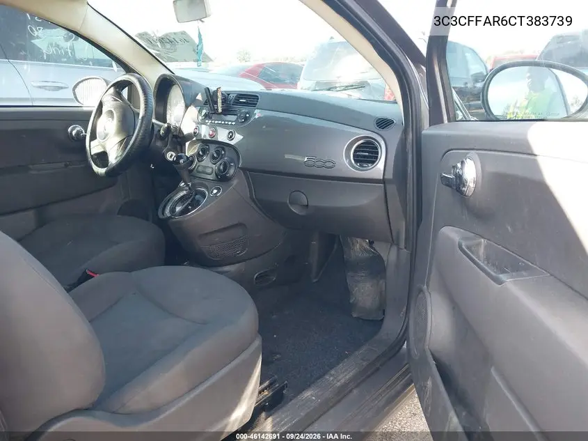 2012 FIAT 500 VIN 3C3CFFAR6CT383739 — фото 5