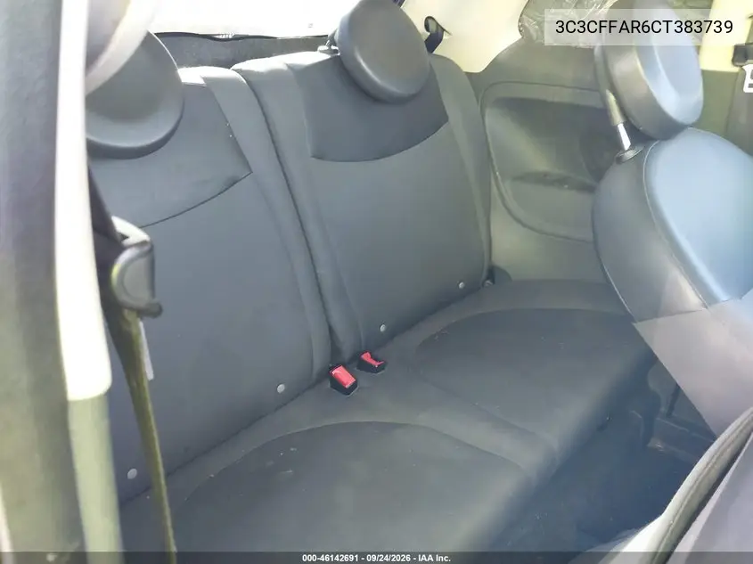 2012 FIAT 500 VIN 3C3CFFAR6CT383739 — фото 8