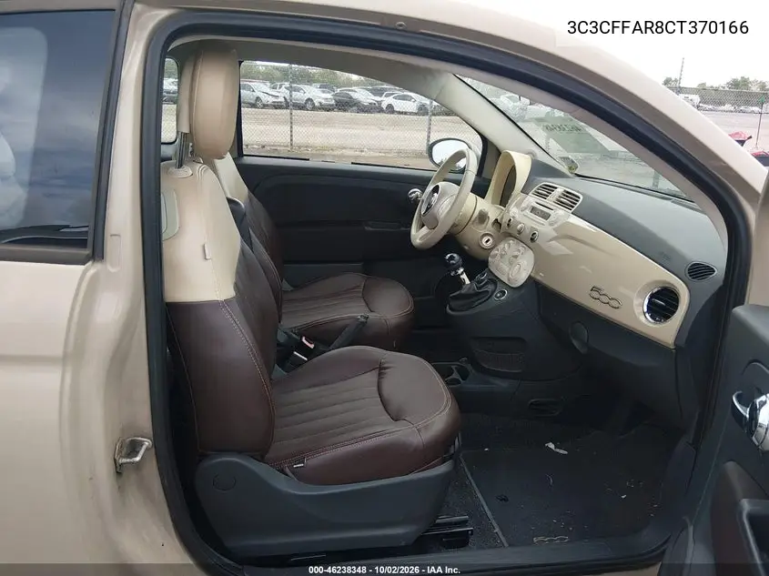 2012 FIAT 500 VIN 3C3CFFAR8CT370166 — фото 5