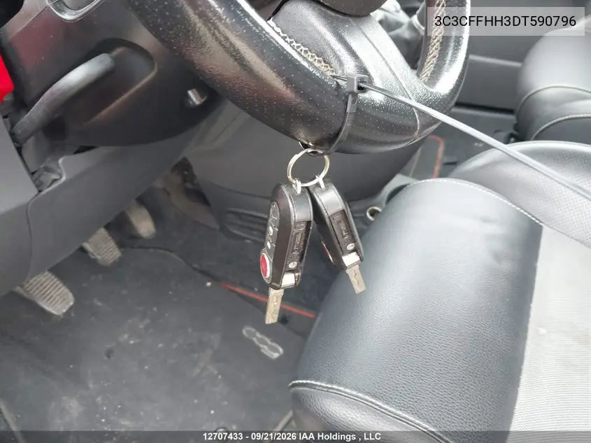 2013 FIAT 500 VIN 3C3CFFHH3DT590796 — фото 11