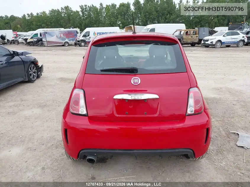 2013 FIAT 500 VIN 3C3CFFHH3DT590796 — фото 16