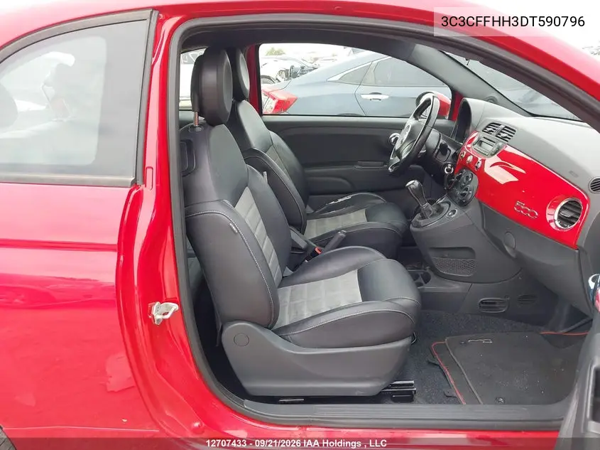 2013 FIAT 500 VIN 3C3CFFHH3DT590796 — фото 5