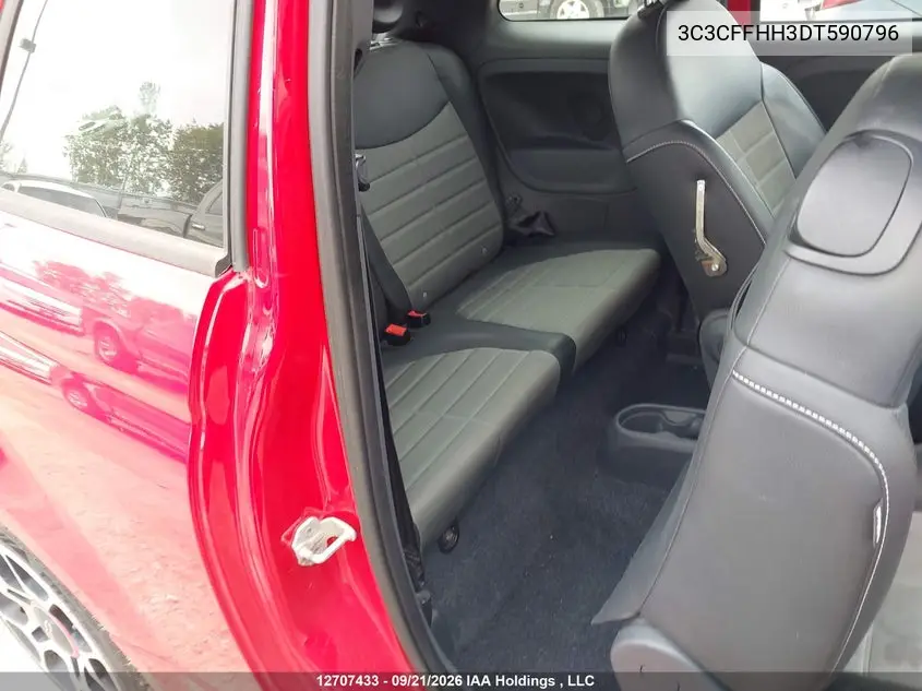 2013 FIAT 500 VIN 3C3CFFHH3DT590796 — фото 8