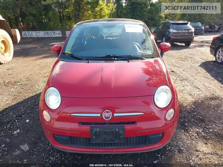 2013 FIAT 500 VIN 3C3CFFAR1DT742111 — фото 12
