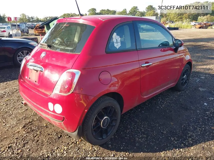 2013 FIAT 500 VIN 3C3CFFAR1DT742111 — фото 4