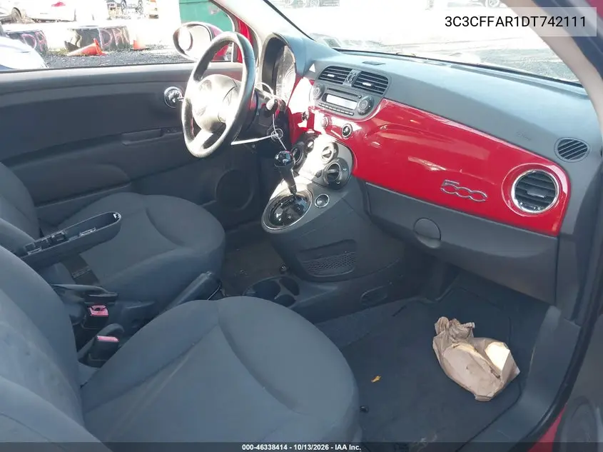 2013 FIAT 500 VIN 3C3CFFAR1DT742111 — фото 5