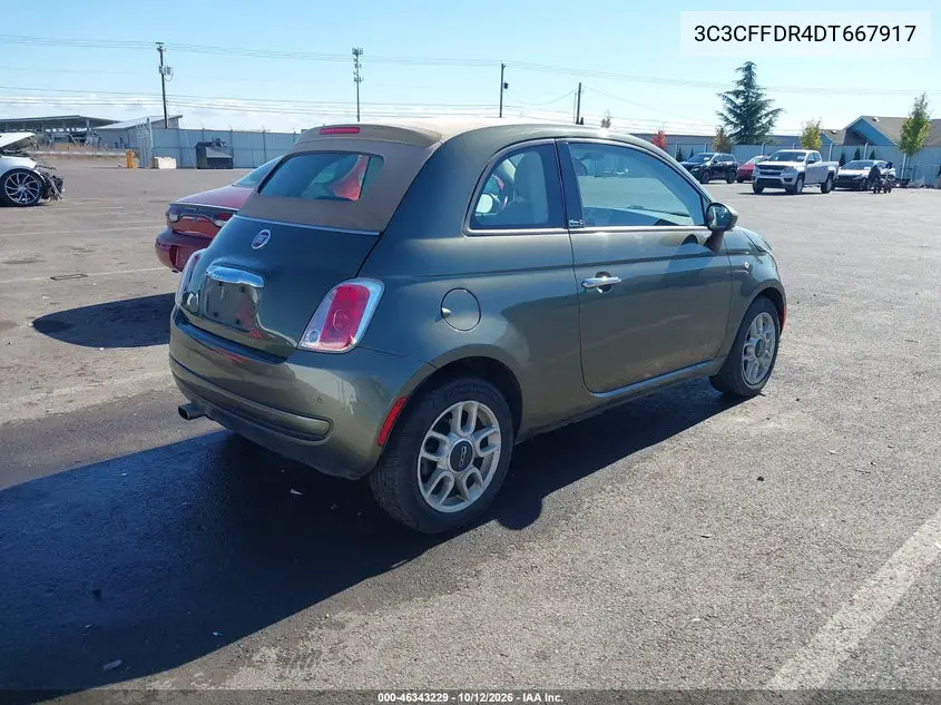 2013 FIAT 500 VIN 3C3CFFDR4DT667917 — фото 4