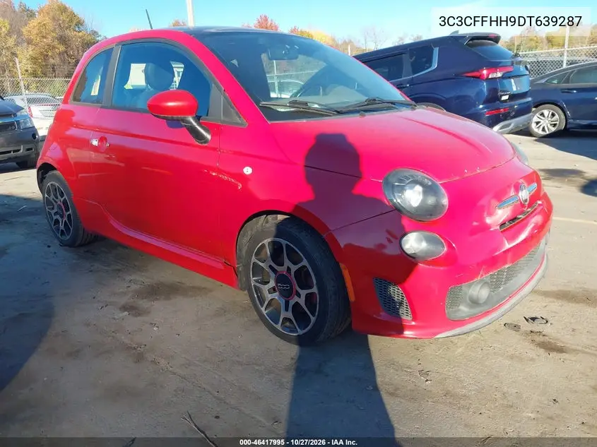 FIAT 500 2013, VIN 3C3CFFHH9DT639287