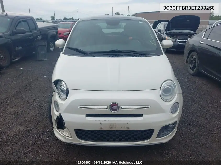 2014 FIAT 500 VIN 3C3CFFBR9ET293258 — фото 11