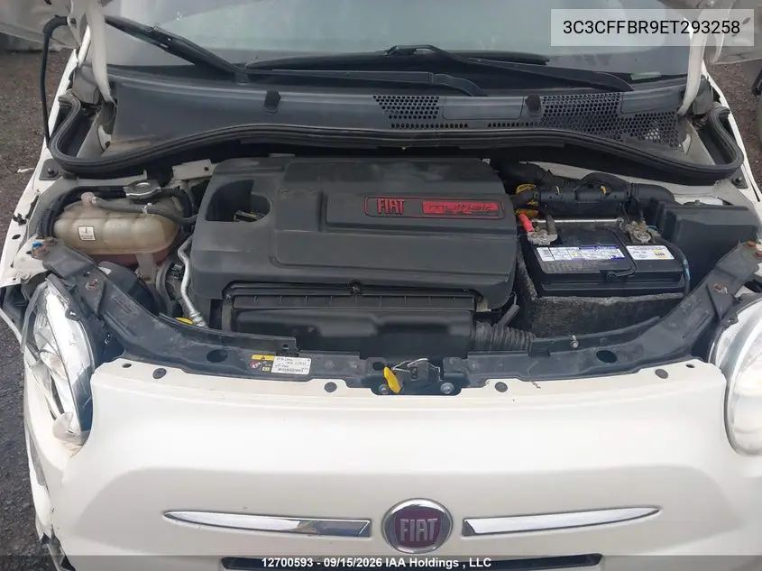 2014 FIAT 500 VIN 3C3CFFBR9ET293258 — фото 9