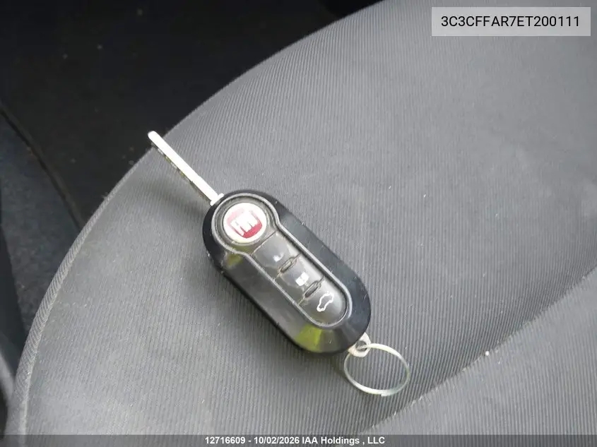 2014 FIAT 500 VIN 3C3CFFAR7ET200111 — фото 11