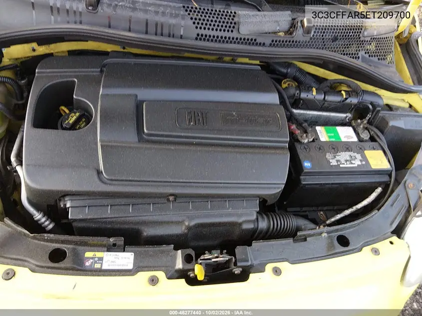 2014 FIAT 500 VIN 3C3CFFAR5ET209700 — фото 10