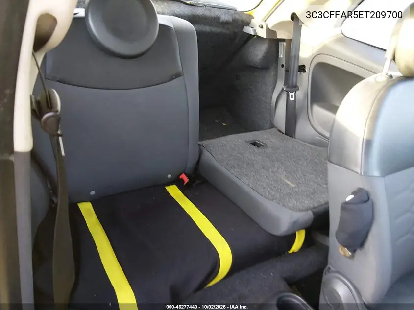 2014 FIAT 500 VIN 3C3CFFAR5ET209700 — фото 8