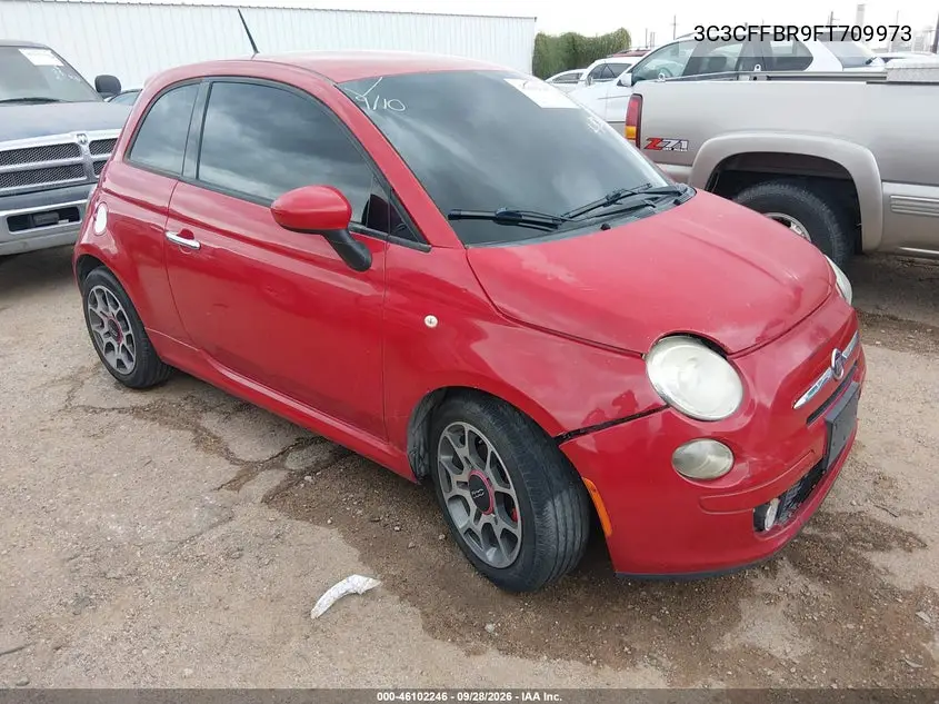 FIAT 500 2015, VIN 3C3CFFBR9FT709973