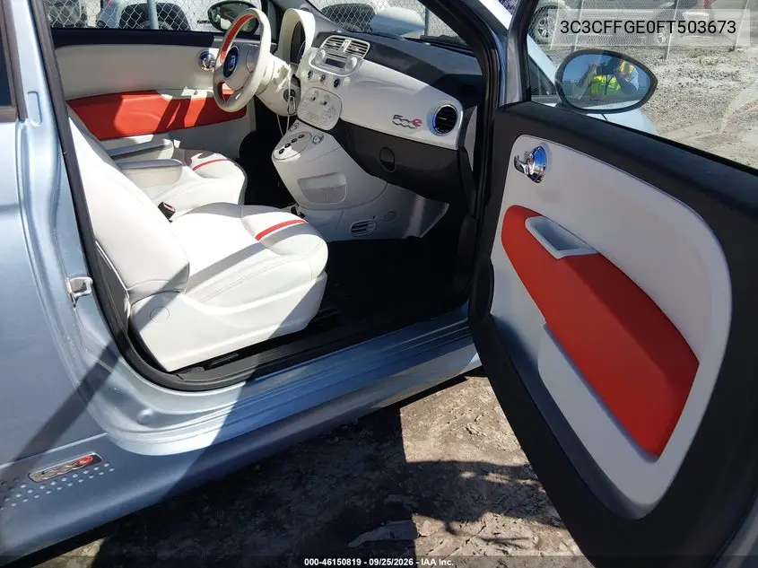 2015 FIAT 500 VIN 3C3CFFGE0FT503673 — фото 5