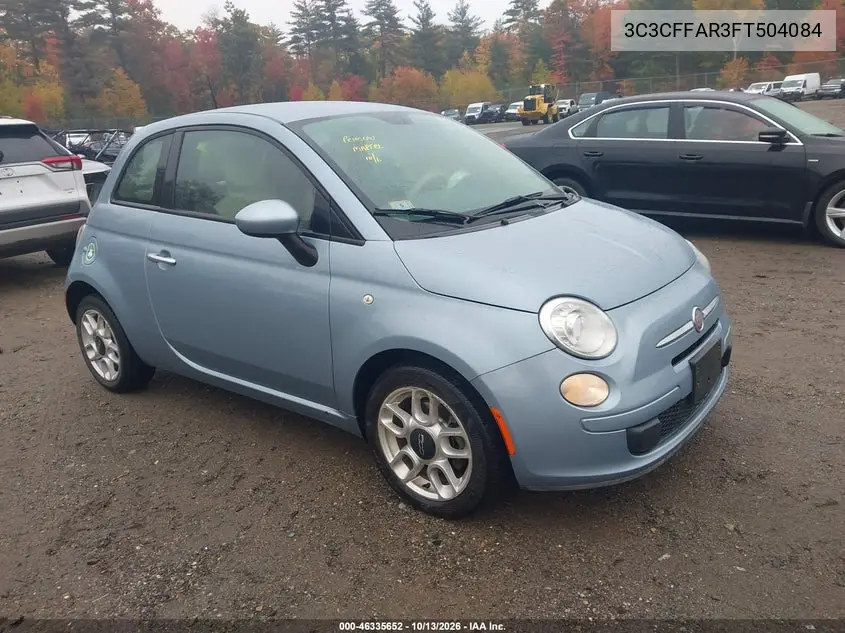 FIAT 500 2015, VIN 3C3CFFAR3FT504084