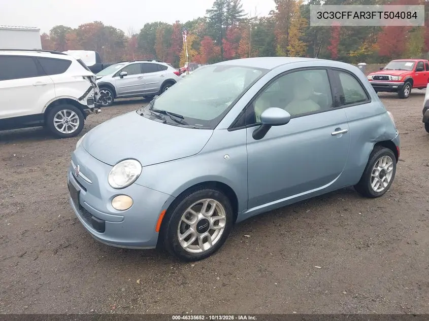 2015 FIAT 500 VIN 3C3CFFAR3FT504084 — фото 2