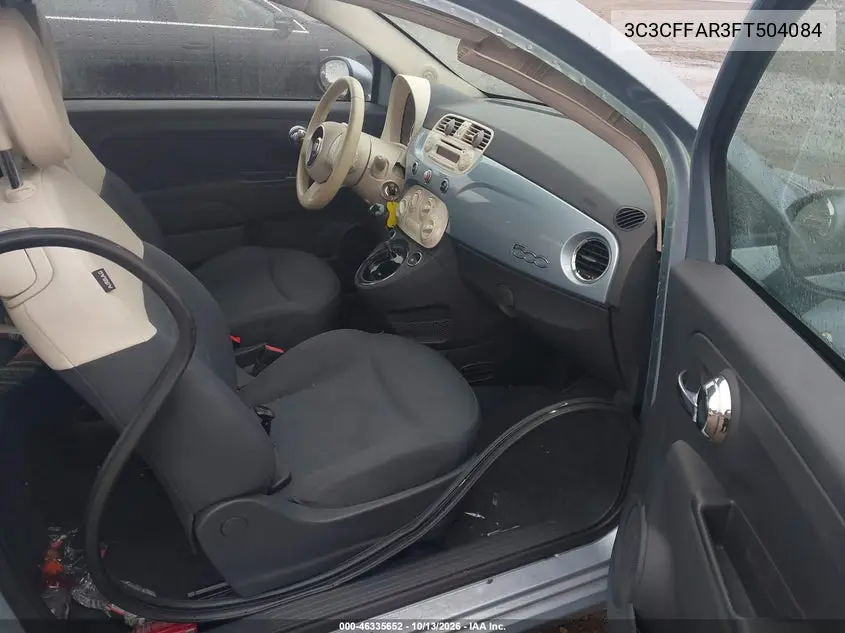 2015 FIAT 500 VIN 3C3CFFAR3FT504084 — фото 5