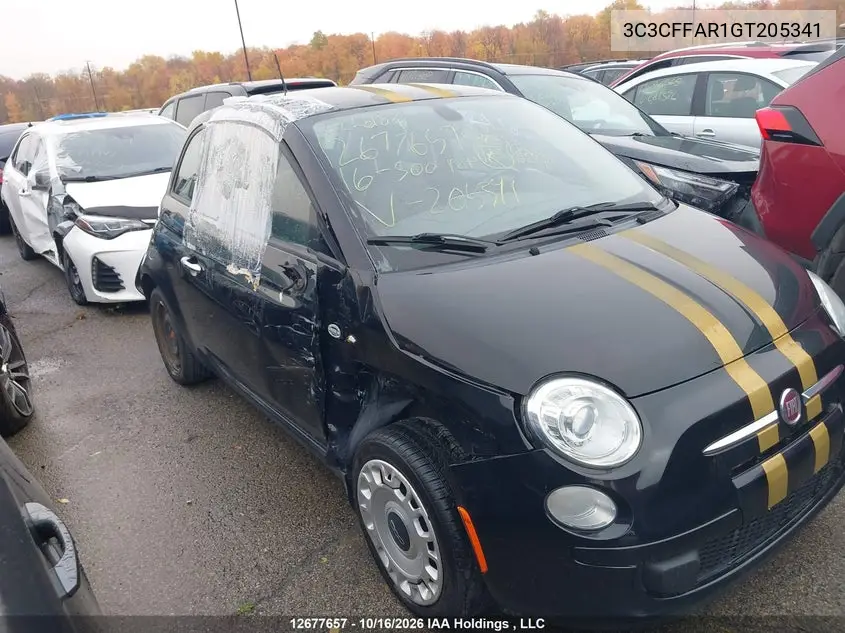 2016 FIAT 500 VIN 3C3CFFAR1GT205341 — фото 13