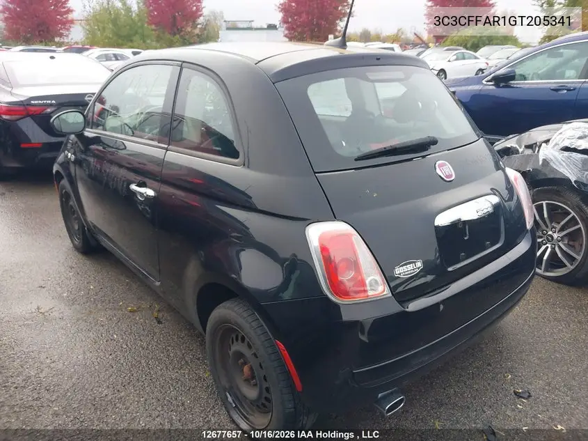 2016 FIAT 500 VIN 3C3CFFAR1GT205341 — фото 14