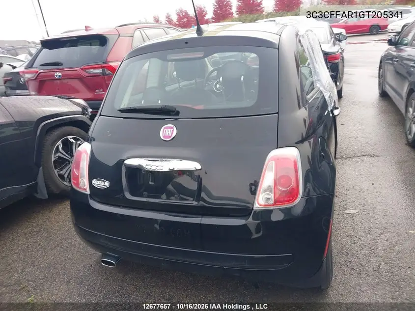 2016 FIAT 500 VIN 3C3CFFAR1GT205341 — фото 16