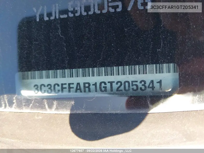 2016 FIAT 500 VIN 3C3CFFAR1GT205341 — фото 19