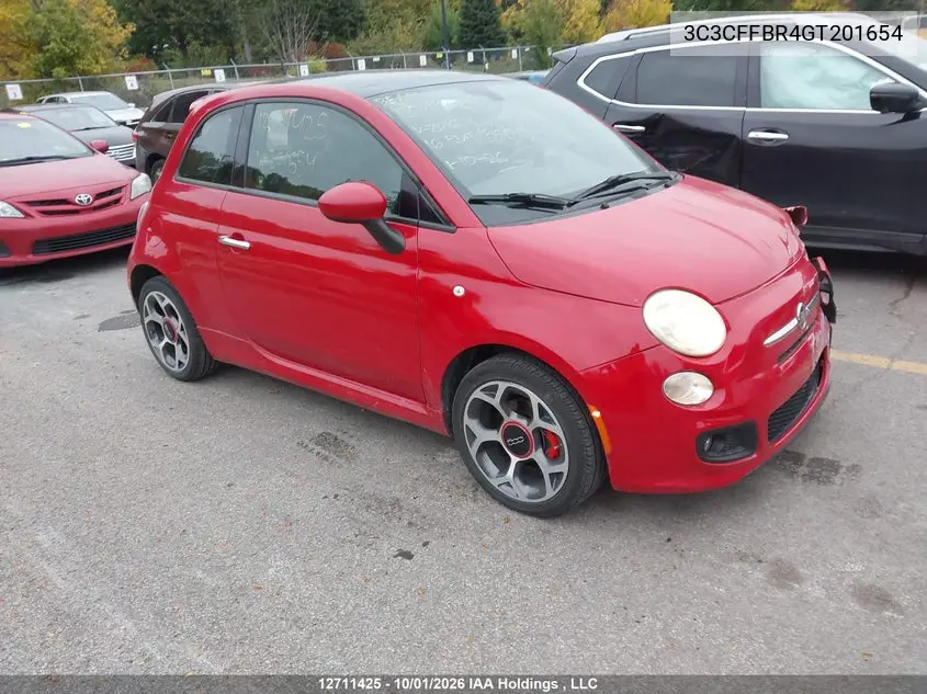 FIAT 500 2016, VIN 3C3CFFBR4GT201654