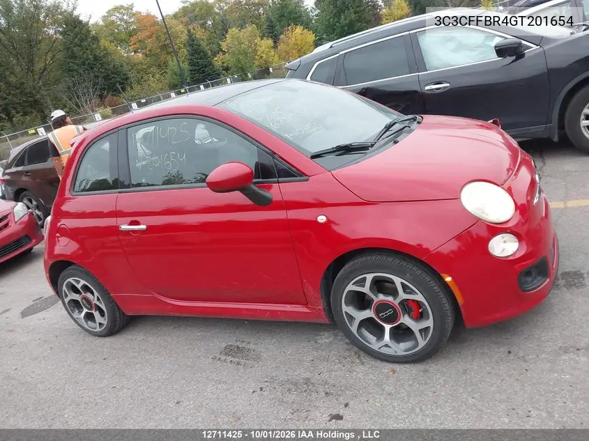 2016 FIAT 500 VIN 3C3CFFBR4GT201654 — фото 13