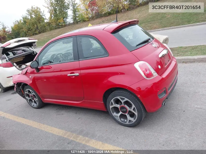2016 FIAT 500 VIN 3C3CFFBR4GT201654 — фото 14