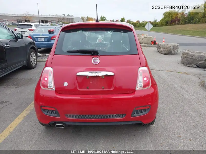 2016 FIAT 500 VIN 3C3CFFBR4GT201654 — фото 16