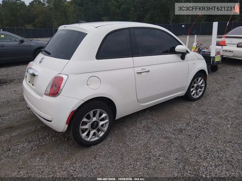 2017 FIAT 500 VIN 3C3CFFKR3HT621231 — фото 4