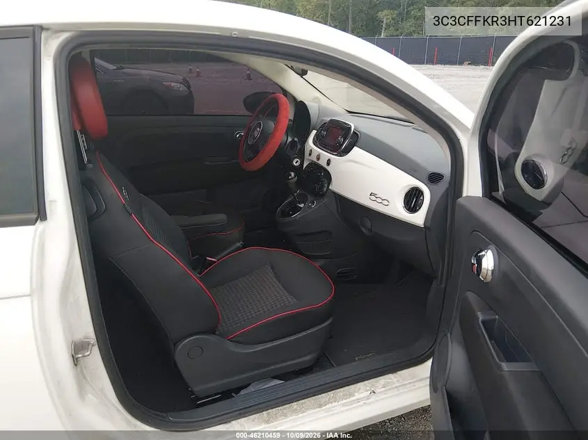 2017 FIAT 500 VIN 3C3CFFKR3HT621231 — фото 5