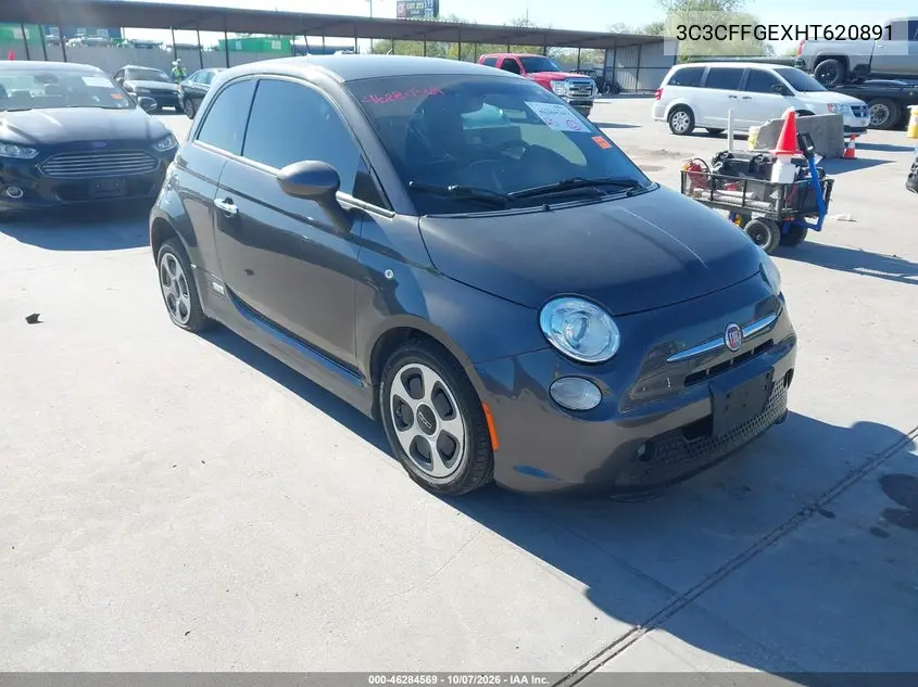 FIAT 500 2017, VIN 3C3CFFGEXHT620891