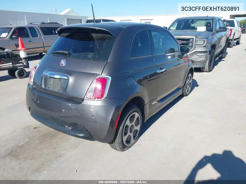 2017 FIAT 500 VIN 3C3CFFGEXHT620891 — фото 4